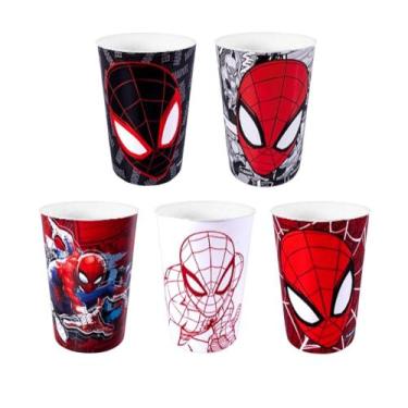 Imagem de Kit 20 Copos Homem Aranha Spiderman Festa Surpresa Lembrança - Plasúti
