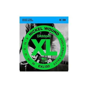 Imagem de Enc guitarra d addario 008 exl 130