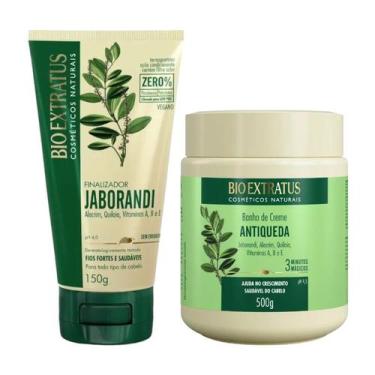 Imagem de Kit Jaborandi finalização capilar 1 Banho de creme 500ml 1 Finalizador
