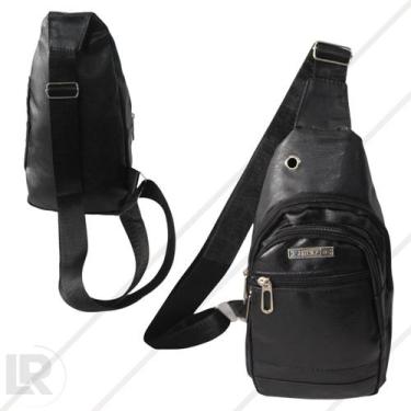 Imagem de Shoulder Bag Bolsa Transversal Preto - Lellis quase tudo