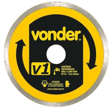 Imagem de Disco Diamantado 110x20mm V1 - VONDER, Cromado