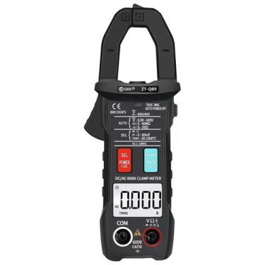 Imagem de Alicate Amperímetro ZT-BQ9 600A Medidor Digital - ENG Automação