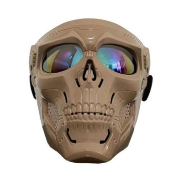 Imagem de Óculos Antiembaçante para Capacete de Motocicleta com Máscara Facial R