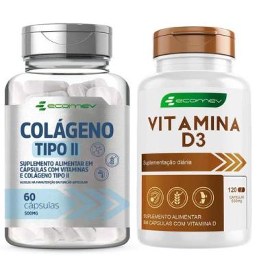 Imagem de Colágeno Tipo 2 + Vit C B1 B6 B12 +  Vitamina D3 180Cáps Puro Premium 