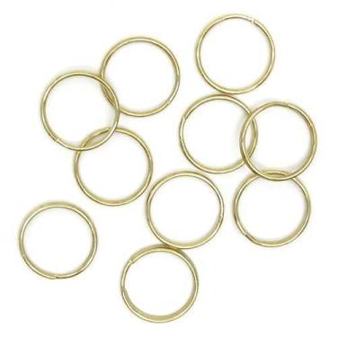 Imagem de Argola para Chaveiro - 10 Unidades - Metalurgica Antunes, LATÃO