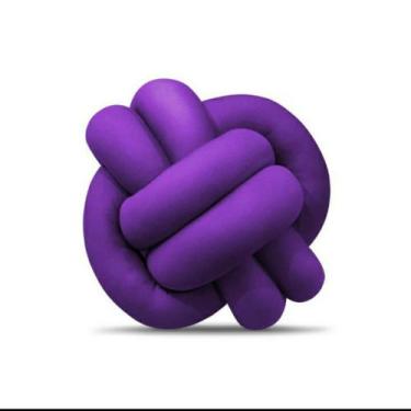 Imagem de Almofada Nó Nozinho Luxo Varias Cores - Gabi Flor , Roxo