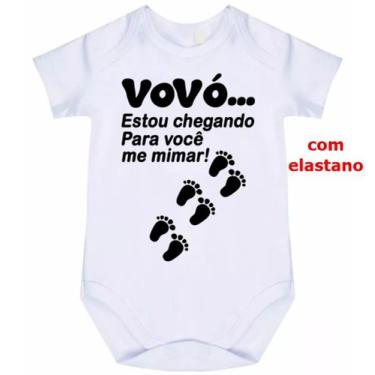 Imagem de body bebê vovó estou chegando cód 1522 - nick aloha, Branco, M