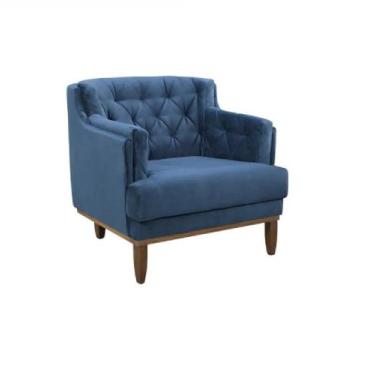 Imagem de Poltrona Decorativa Itlia Ps Palito Madeira Macia - Bella Decorao