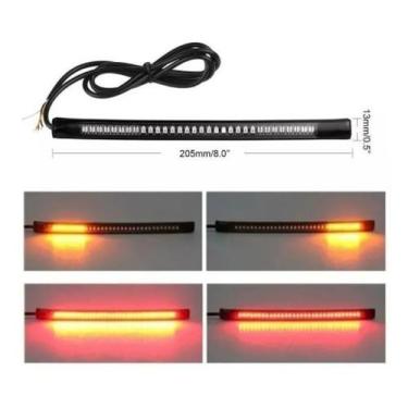 Imagem de Farol Lanterna Traseira Pisca Moto Custom Race Fita 48 Leds - GPTrend