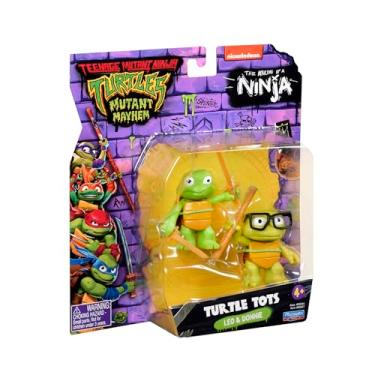 Imagem de Teenage Mutant Ninja Turtles 83290 bonecos Turtle Tots pacote com 2 bonecos com Leonardo e Donatello