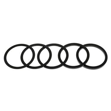 Imagem de Maxmoral 5 peças para bicicleta 7, 8, 9, 10, 11 velocidades, cassete, freehub, espaçador, arruela de liga de alumínio anodizado, 1 mm, 1,5 mm, 2 mm, 2,5 mm, 3,0 mm, arruela de suporte inferior