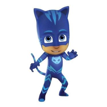 Imagem de Decoração em MDF Menino Gato Festa PJ Masks - 01 Unidade - Rizzo Embal