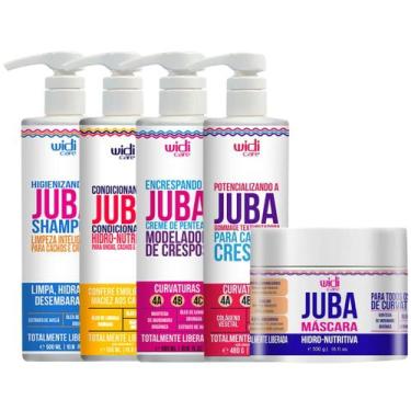 Imagem de Kit Juba Widi Care Vegano Crespo Shampoo + Condicionador + Potencializ