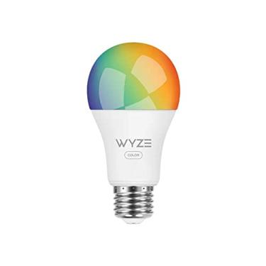 Imagem de Wyze Cor da lâmpada, 1100 lúmens WiFi RGB e lâmpada inteligente A19 branca ajustável, funciona com Alexa e Google Assistant, um pacote - Um dispositivo certificado para humanos