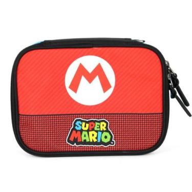 Imagem de Estojo Escolar Infantil 100 Pens Super Mario by Luxcel Ref 47567