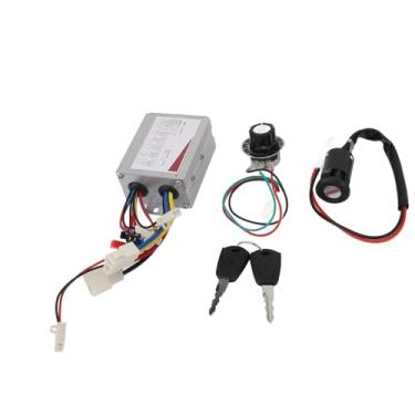 Imagem de Controlador de Bicicleta Elétrica, 12v 500w Controlador de Bicicleta Elétrica Interruptor de Controle de Velocidade Conjunto de Bloqueio de Chave para Triciclos Elétricos