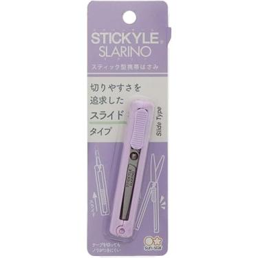 Imagem de SUN-STAR Tesoura compacta Slarino Travel Ready - tamanho de bolso e portátil, violeta claro S3720020 (holograma autêntico apenas para EUA e UE)