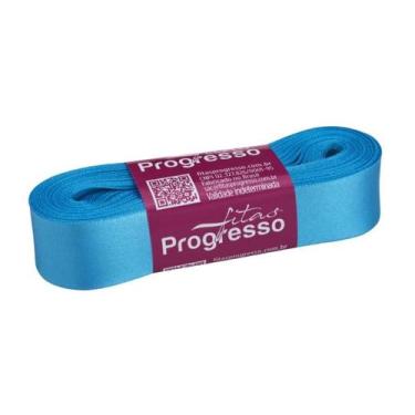 Imagem de Fita de Cetim Progresso 22mm nº5 - 10m Cor 1390 Azul Médio - 01 unidad