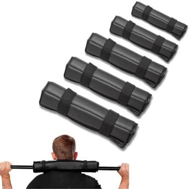 Imagem de Kit 5 Protetor de Barra Para Treino De Musculação Agachamento Almofada
