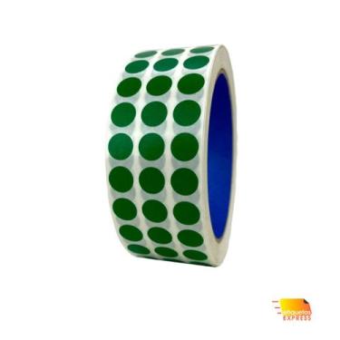 Imagem de Etiqueta Selo Bolinha Colorida 10mm - Rolo Com 5000 Adesivos - Etiquet