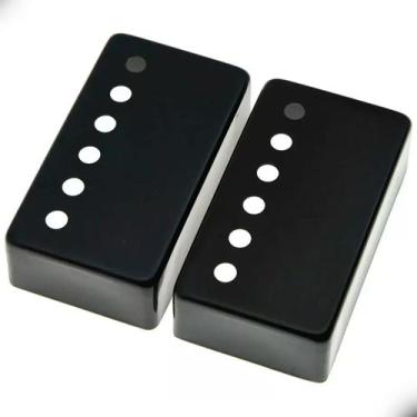 Imagem de 2 Capas Ronsani Para Captador Tipo Humbucker Metal Preto 662