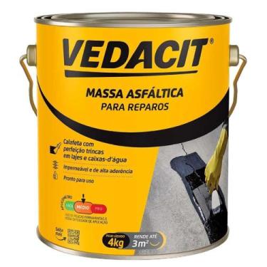 Imagem de Massa Asfáltica para Reparos 4kg - Vedacit