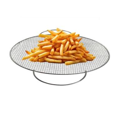 Imagem de Peneira Escorredora de Frituras Pastel Salgados com alças - Araminas