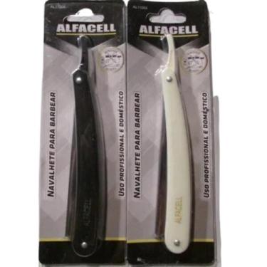 Imagem de 02 Navalhetes Navalha Profissional Para Barbear Alfacell
