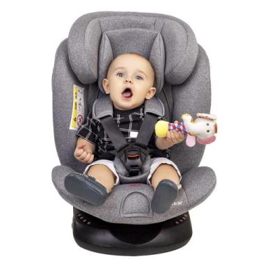 Imagem de Cadeira Carro L Única Grupo 0+ 1 2 3 Isofix Giro 360º - PASSEAR, Cinza