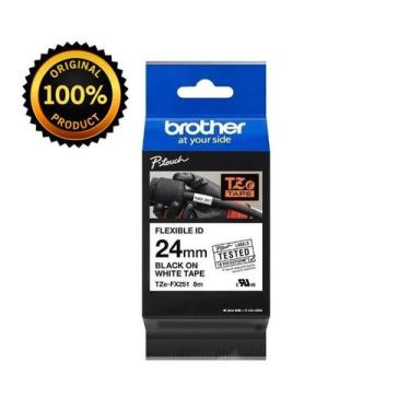 Imagem de Fita Rotulador Brother Tze-fx251 24mm Original