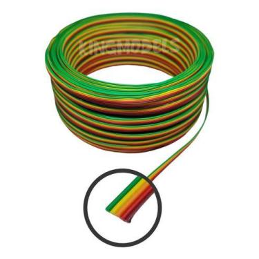 Imagem de 5xmts Cabo Flat 5 Vias Semi Flex 300v Modelismo E Robótica - St Eletro