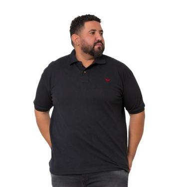 Imagem de Camisa Polo Plus Size da Marca Ridens Conforto que Dura Confira, G5, P