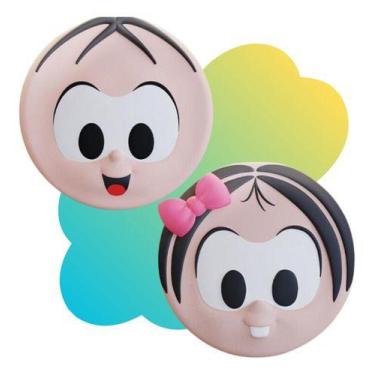 Imagem de Kit Com 2 Mordedor Para Bebê Bonecos Turma Da Mônica Vinil - PaiseFilh