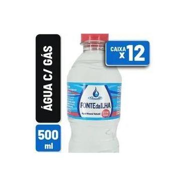 Imagem de Água Mineral Fonte da Ilha Com Gás Pet 500ml Caixa c/ 12 un - AMBEV