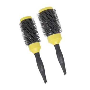 Imagem de 2 Escovas Profissional Lime Green Cerâmica 43/53mm Vertix