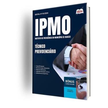 Imagem de Apostila IPMO 2024 -  Técnico Previdenciário