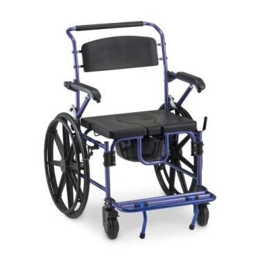 Imagem de Cadeira de Banho D70 Até 200 Kg Em Alumínio - Dellamed