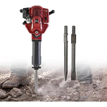 Imagem de Martelo de demolição movido a gás, 1700W Breaer de concreto 2 Stroe Gasolina Jac Hammer Broca Blocos de concreto, Bric, Roc, Manutenção de estradas