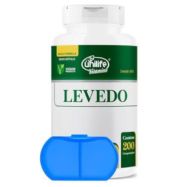 Imagem de Levedo Cerveja Complexo B Unilife 200 Comps + Porta Cápsulas