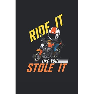 Imagem de Motorcycle Notebook: Motorcycle notebook A5 dot grid - for planning, organizing and taking notes