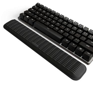 Imagem de MEKASS Descanso de Pulso para Teclado para Teclado Compacto de 60%, Suporte Ergonômico de Espuma de Memória Macia com Base de Silicone Antiderrapante, Teclado para Aliviar A Dor No Pulso de Laptop, Co