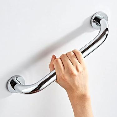 Imagem de 700Brass Barra de apoio de 22 cm para segurança de hotel/motel/chuveiro doméstico, apoio de braço de construção pesada, corrimão de banheira de banheiro, disponível para maçaneta de porta