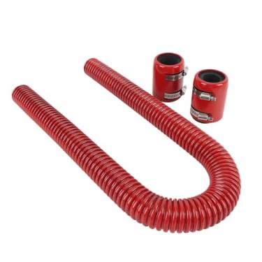 Imagem de 36 Polegada Flexível de Aço Inoxidável Kit Mangueira do Radiador Braçadeiras Universal Flex Radiador Mangueira água Refrigerante Com Boleto (aqxreightwpn649fmtv-13)