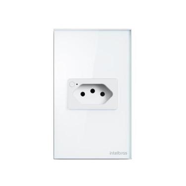 Imagem de Tomada IZY Simples 10A SMART WI-FI ETS 1001 Branco 4850062 - Intelbras