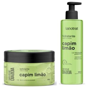Imagem de Kit Hidratante 190ml + Esfoliante 300g Labotrat Corpo e Rosto, kit cap