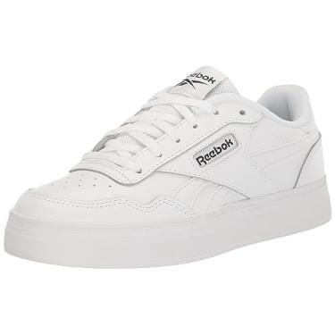 Imagem de Reebok Tênis feminino Court Advance, Branco/preto, 8.5 US