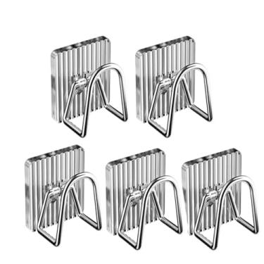 Imagem de LaLiz Cozinha não perfurada, esponja, escorredor de drenagem, pia, almofada de limpeza montada na parede, rack de armazenamento de bolas de lã de aço, rack de tábua de corte, 5 prateleiras