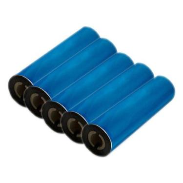 Imagem de Kit Ribbon Cera Preto para impressora térmica 110x74mm 05un - Marpax