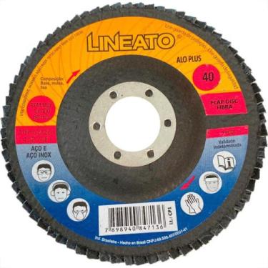 Imagem de Disco Flap Lineato Itambe 4.1/2'' - Grao 40