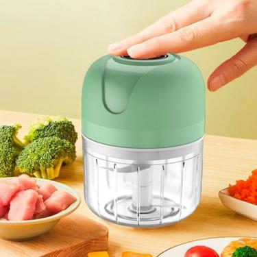 Imagem de Mini Triturador Recarregável USB para Cozinha Moderna e Ágil - ELETRIC